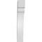 Ekena Millwork 3 1/2-in. W x 10-in. D x 22-in. H Merced Architectural Grade PVC Knee Brace BRCP035X10X22MRC - alternate 5